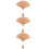 3 Pezzi In Bamboo Pieghevole Vintage 9