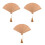 3 Pezzi In Bamboo Pieghevole Vintage 4
