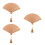 3 Pezzi In Bamboo Pieghevole Vintage 5