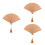 3 Pezzi In Bamboo Pieghevole Vintage 7