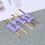 100 Pezzi Bow In Acciaio Per Sacchetti Caramelle (Viola) 7