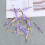 100 Pezzi Bow In Acciaio Per Sacchetti Caramelle (Viola) 6