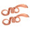 2 Pezzi Extension Colorati Con Clip Per Donne Lunghe 10