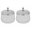 2 Pezzi Bacchetta Acrilico Liquido Dappen Dish in Opaco 1