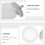2 Pezzi Bacchetta Acrilico Liquido Dappen Dish in Opaco 7