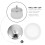 2 Pezzi Bacchetta Acrilico Liquido Dappen Dish in Opaco 9