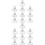 20 Pezzi Clip Multifunzionali In Per Unghie Curve 5