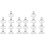 20 Pezzi Clip Multifunzionali In Per Unghie Curve 2
