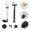 Set Per Pulitore Vaso Igienico Accessorio Bagno Bianco 9