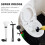Set Per Pulitore Vaso Igienico Accessorio Bagno Bianco 6