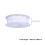 1Rol Wit Bladvormig Geschenkstrik Polyester Voor DIY 2