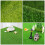 3 Pezzi Tappeto In Verde Per Micro Paesaggio 4