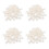 400 Pezzi Mini Decorazioni In Resina Con Glitter 6