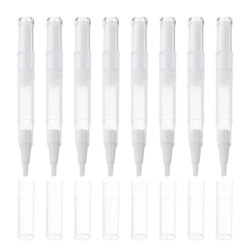 Penna Trasparente Vuota 3 Ml per Unghie e Gloss Labbra, 21 Pezzi