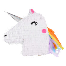 Pinata Jednorożec Biała Dla Dzieci Zabawna Wypełnienie Kreatywna
