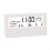 Creative Electronic Weather Clock With Digital Temperature And Humidity Display White Finish 1
