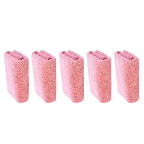 5 Pezzi Salvietta In Microfibra Rosa Per Detergente E Viaggio