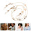 2Pièces Support Lunettes Perles Beige Style Et Fonction 11
