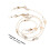 2Pièces Support Lunettes Perles Beige Style Et Fonction 2