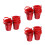 18Pcs Red Iron Mini Buckets for Storage and Craft Projects 5