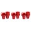 18Pcs Red Iron Mini Buckets for Storage and Craft Projects 10