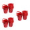 18Pcs Red Iron Mini Buckets for Storage and Craft Projects 9