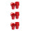 18Pcs Red Iron Mini Buckets for Storage and Craft Projects 6