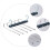 1St Multifunctionele Broekhanger PP Rvs Compact Voor Kleding 6