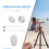 1St Multifuntionele Draadloze Phone Shutter Remote in Wit 6