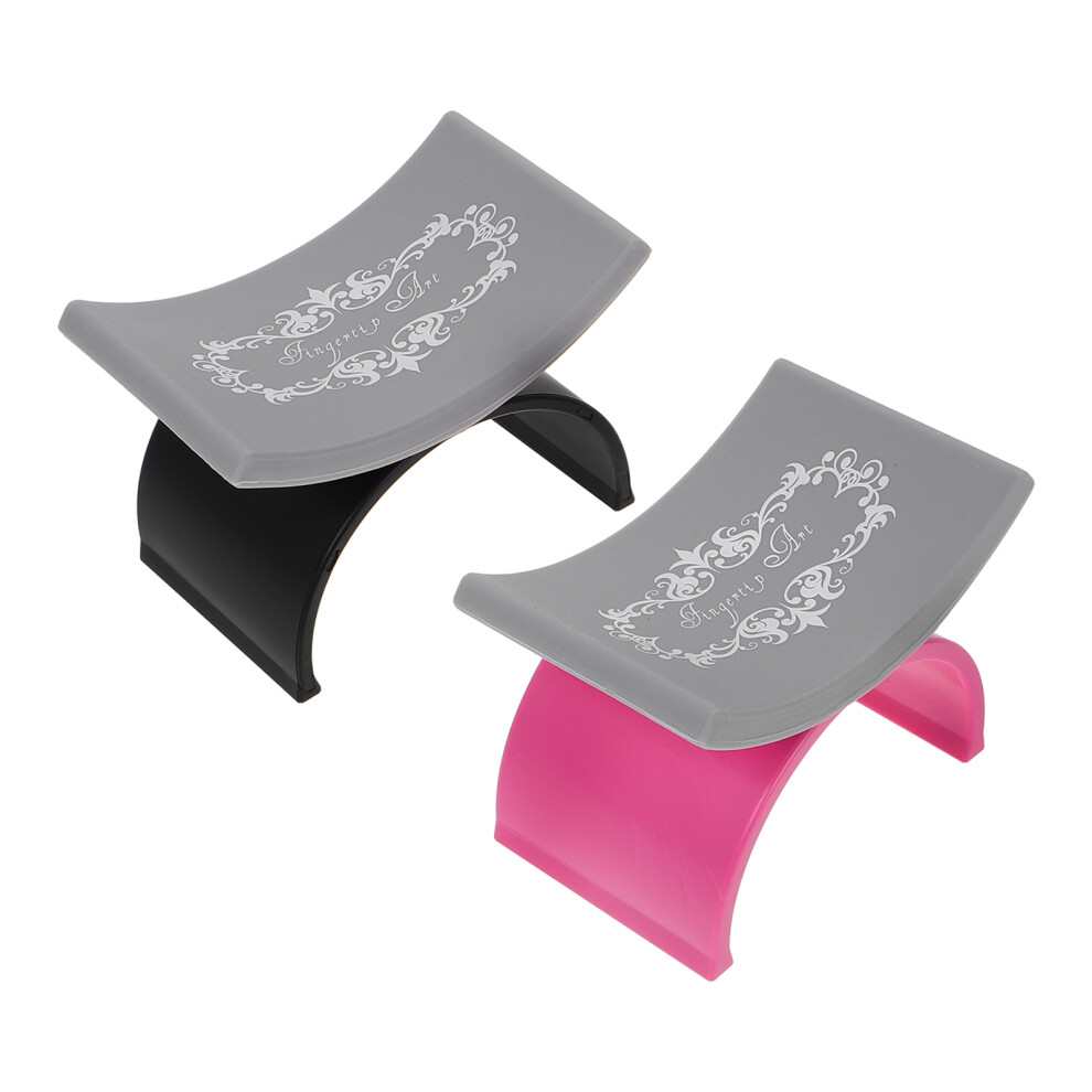 2 Sztuki PodłOkietnik Na PielęGnację Paznokci, Poduszka Do RęKi-image