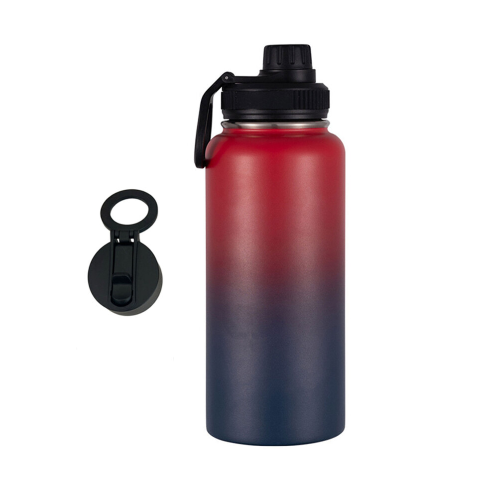 (Bicolor gradient, Straw Type) Vacuum Flask Water Cup Insulated Technology Stylish Portable Size-image-OPC-PM85QB8-NEW