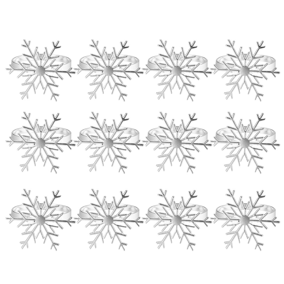 36 Sztuk PęCiny Na Serwetki W KształCie PłAtka ŚNiegu-image