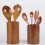 Organizer Legno Caffè Porta Tagliabacchette E Penne 6