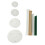4Sets White Cake Display Brackets Easy Assembly Cake Support 1