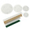 4Sets White Cake Display Brackets Easy Assembly Cake Support 2