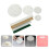 4Sets White Cake Display Brackets Easy Assembly Cake Support 5