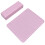 Conjunto De Almofadas Quadradas Para De Unhas Couro Pu (Rosa) 8