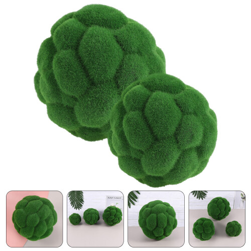 2 Unidades Bolas De Artificial Decorativas Para Topiário 2