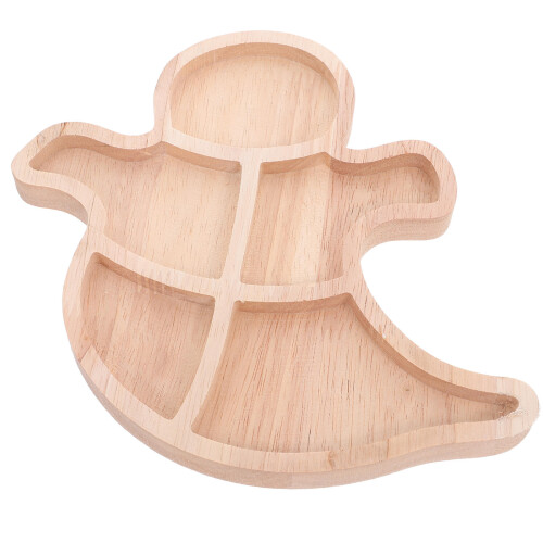 3Pcs Tabuleiro De Charcutaria Madeira Com Compartimentos Para 1