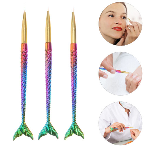 3Pcs Pincel Tamanhos S M L 2