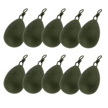 Carp Fishing Weights Set 10X Pear Ledger Weights 1.125oz 1.5oz 2oz 2.5oz 3oz 3.5oz 4oz