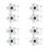 8 Stuks Glitter Bloemvormige Magnetische Tips 9