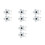 8 Stuks Glitter Bloemvormige Magnetische Tips 8