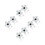 8 Stuks Glitter Bloemvormige Magnetische Tips 6