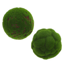 4 Stuks Kunstmatige Mosselgras Bol Groene Geïmiteerde Mosgazon Bollen
