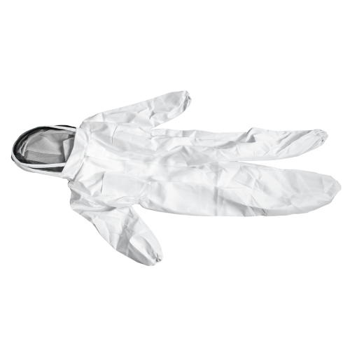 White Protective Beekeeping Suit Durable Wear-Resistant Material
