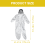 White Protective Beekeeping Suit Durable Wear-Resistant Material 5