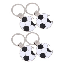 Raindrops 10 Pcs Football Bottle Opener Keychain