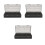 3Pcs Para Tesouras De Suporte Profissional Preto 10