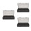 3Pcs Para Tesouras De Suporte Profissional Preto 7